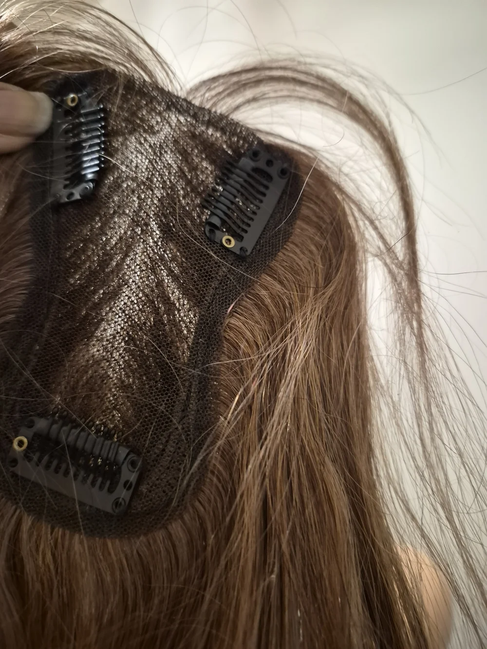 Ash Brown Human Hair Topper